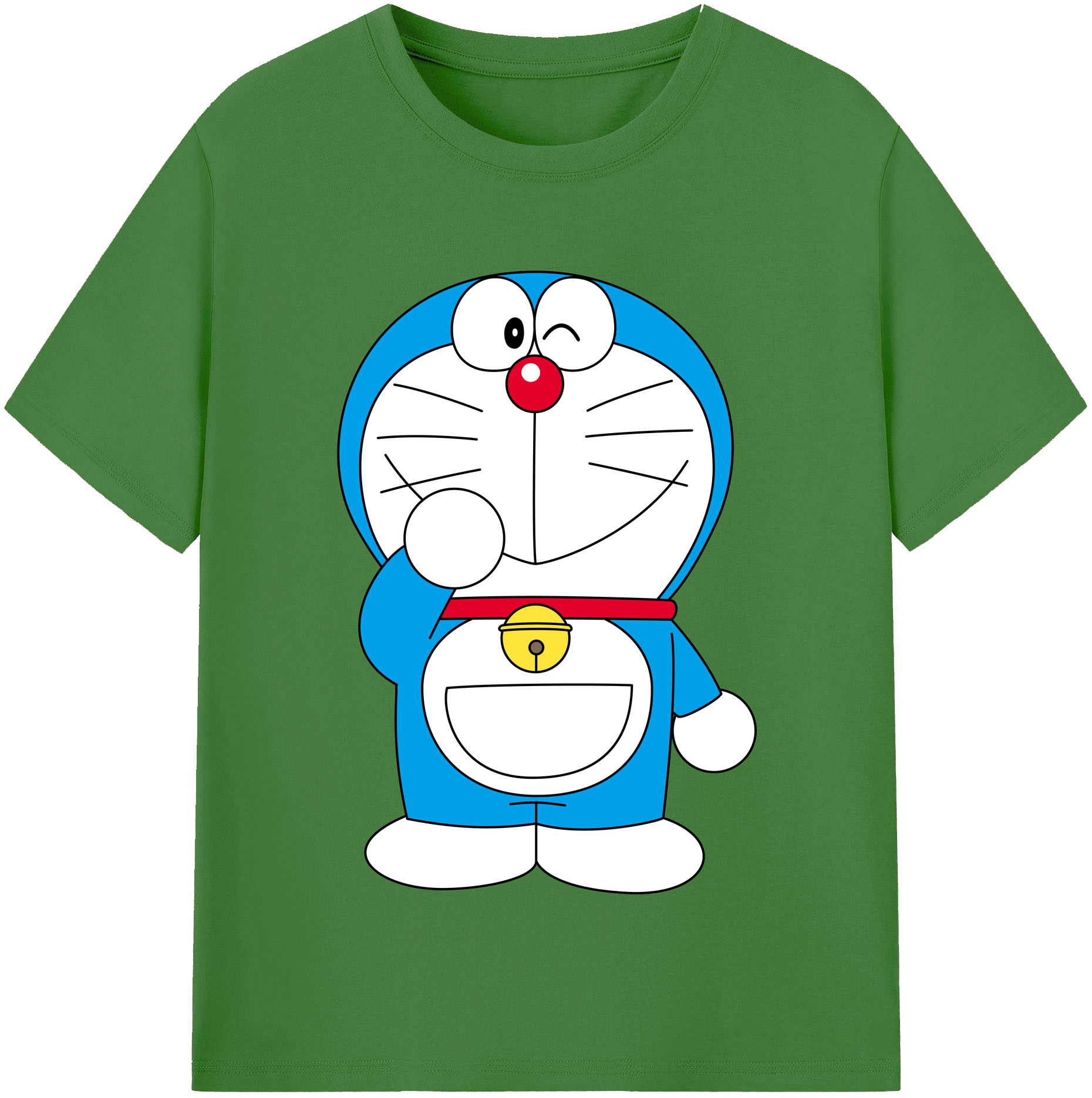 （画像用） ドラえもん Doraemon レディースカジュアルプリントTシャツ（綿100％）